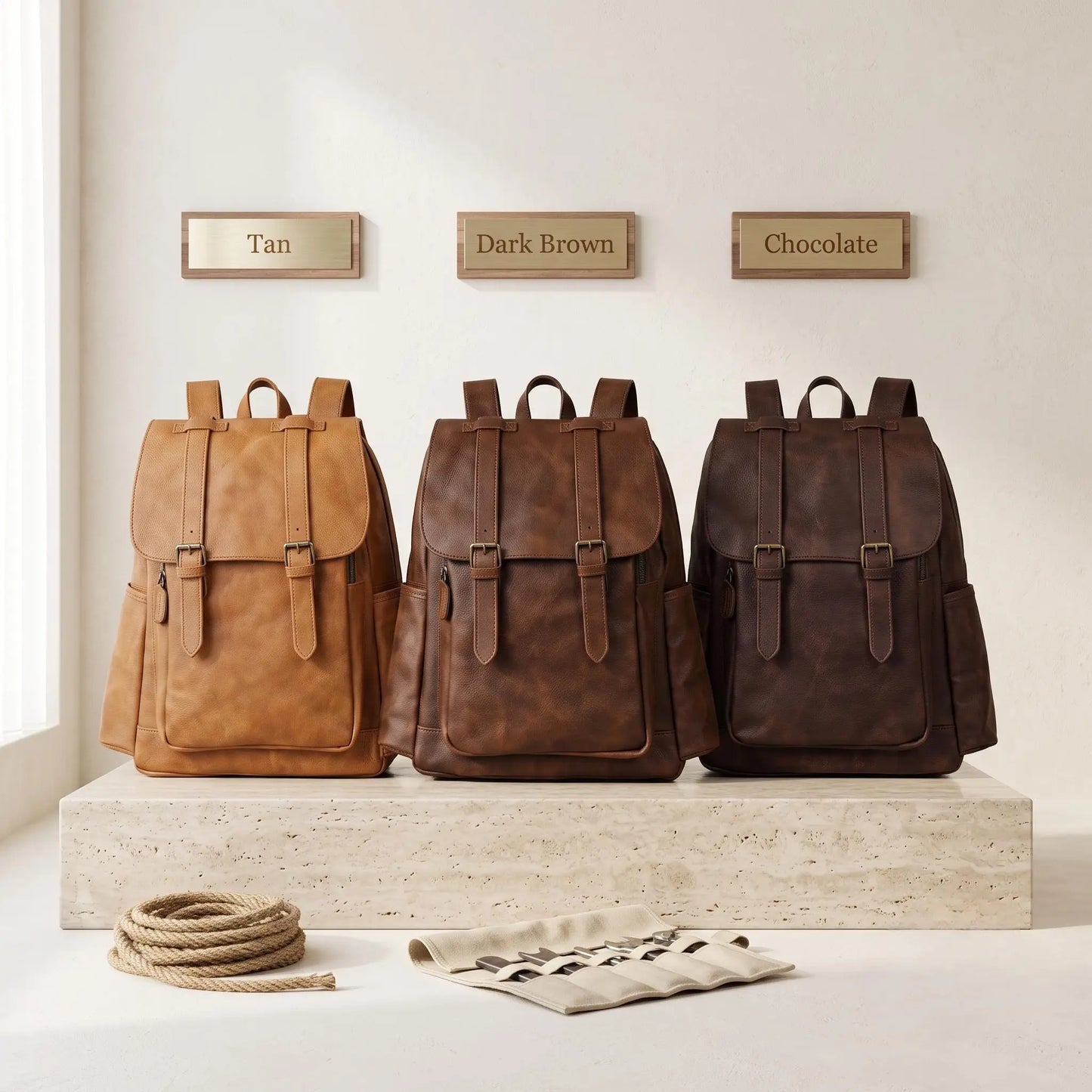 Handcrafted Vintage Leather Backpack | Premium Everyday Carry