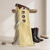 Hand-Tooled Leather Rodeo Chaps | Custom Western Show & Bull Riding Gear