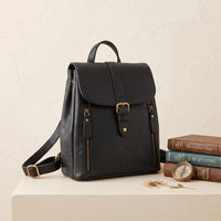 Handcrafted Full-Grain Leather Backpack for Women | Minimalist Everyday Rucksack