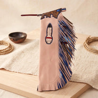 Hand-Tooled Leather Rodeo Chaps – Pink Western Show & Bull Riding Chaps
