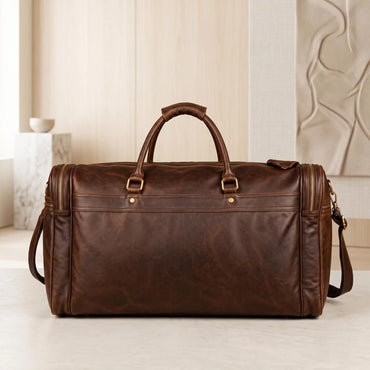 The Ultimate Full-Grain Leather Duffel Bag: Timeless Elegance Meets Rugged Durability