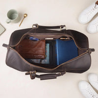 The Ultimate Vintage Leather Duffle Bag – Crazy Horse Leather Weekender