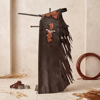 Handcrafted Leather Rodeo Chaps | Western Cowboy Bull Riding Gear