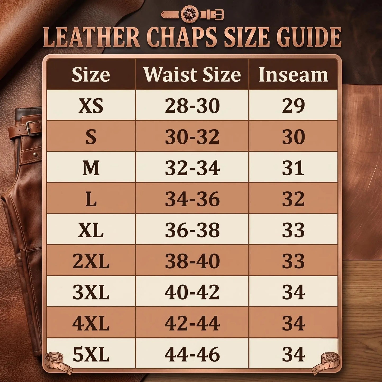 Handcrafted Leather Rodeo Chaps | Western Cowboy Bull Riding Gear