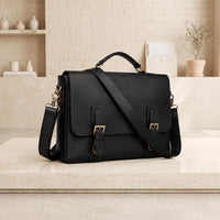 Handcrafted Leather Messenger Bag | The Classic Vintage Briefcase