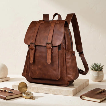 Handcrafted Vintage Leather Backpack | Premium Everyday Carry