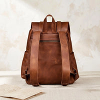 Handcrafted Vintage Leather Backpack | Premium Everyday Carry