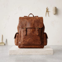 Handcrafted Vintage Leather Backpack | Premium Everyday Carry