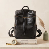 Full-Grain Leather Backpack | Timeless Vintage Style