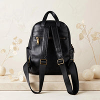 Handcrafted Women’s Full Grain Leather Backpack – Elegant & Durable Daily Travel Rucksack