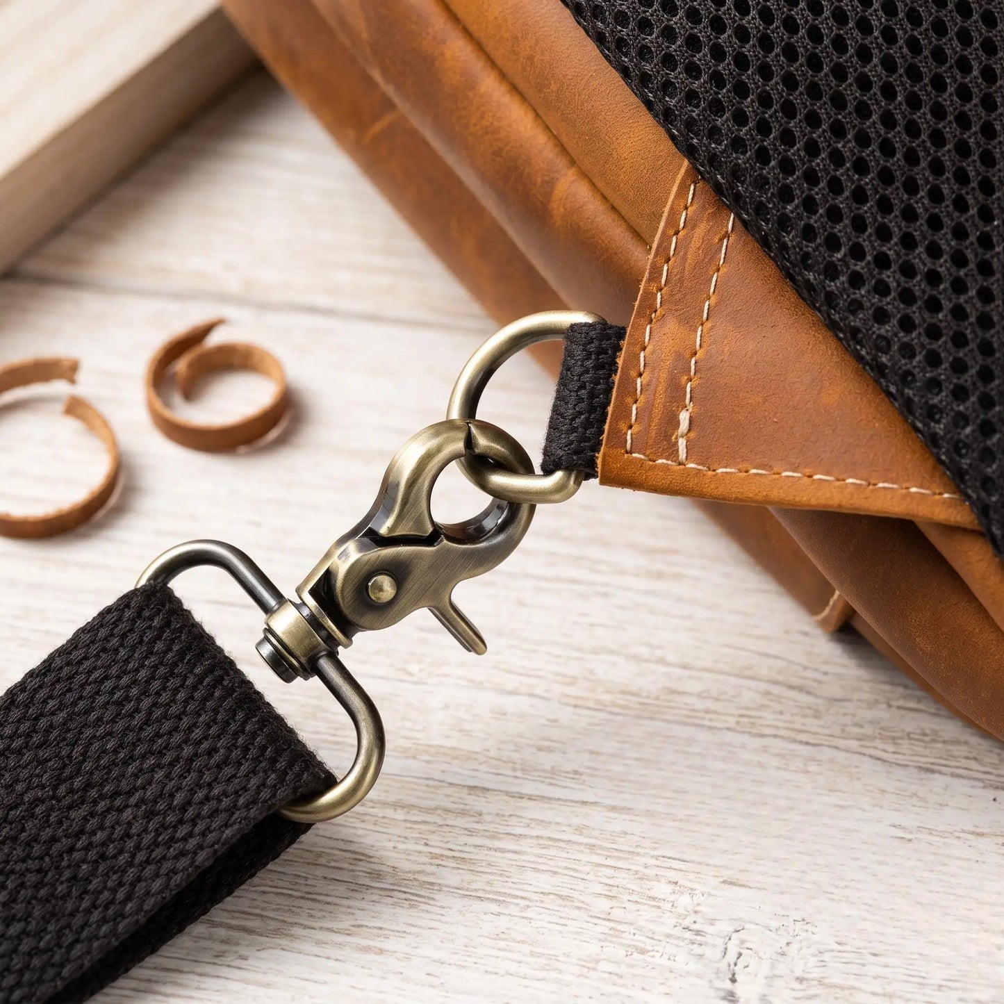 Full Grain Leather Chest Bag & Crossbody Sling