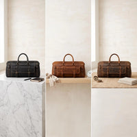 The Ultimate Companion for Your Next Journey Handmade Leather Duffel Bag
