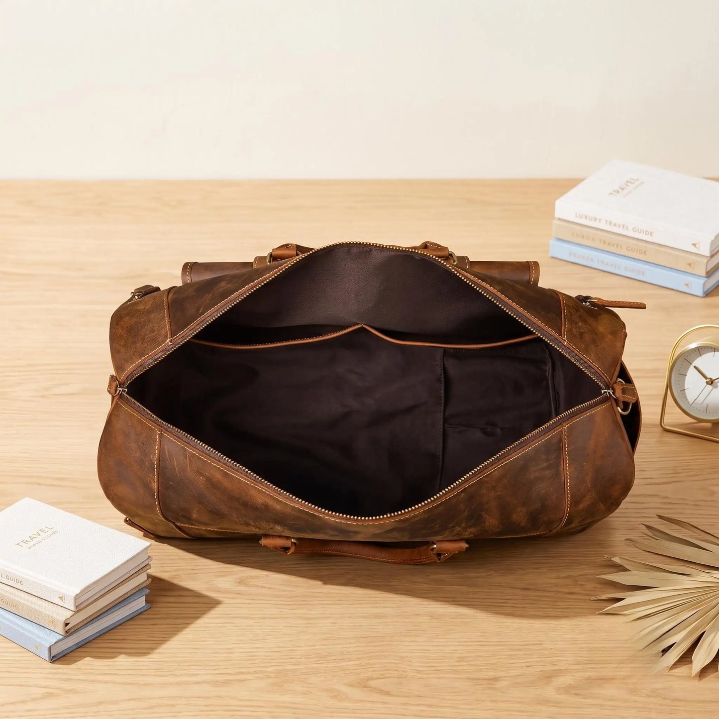 The Ultimate Companion for Your Next Journey Handmade Leather Duffel Bag