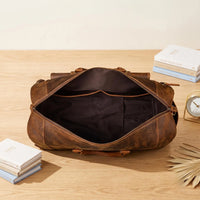 The Ultimate Companion for Your Next Journey Handmade Leather Duffel Bag