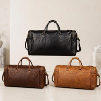The Ultimate Full-Grain Leather Duffel Bag: Timeless Elegance Meets Rugged Durability