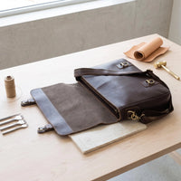 Handcrafted Leather Messenger Bag | The Classic Vintage Briefcase