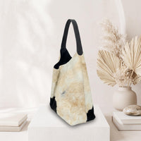 Natural Hair-On Cowhide Leather Tote Bag | Handmade Western Bohemian Shoulder Bag